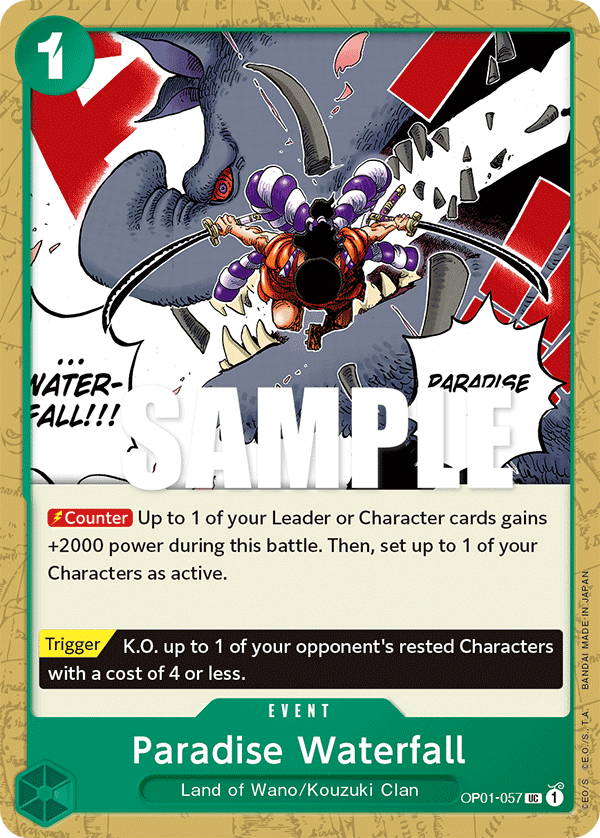 Paradise Waterfall (OP01-057)