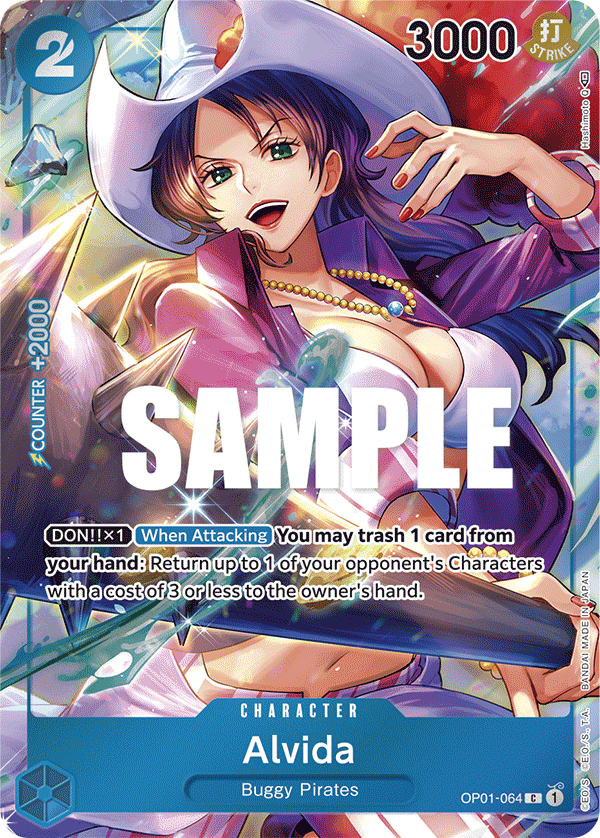 Alvida (Box Topper) (OP01-064) (Parallel / Alternate Art)
