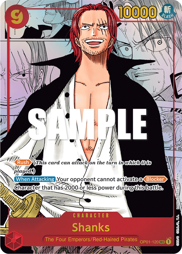 Shanks (OP01-120) (Manga Alternate Art)