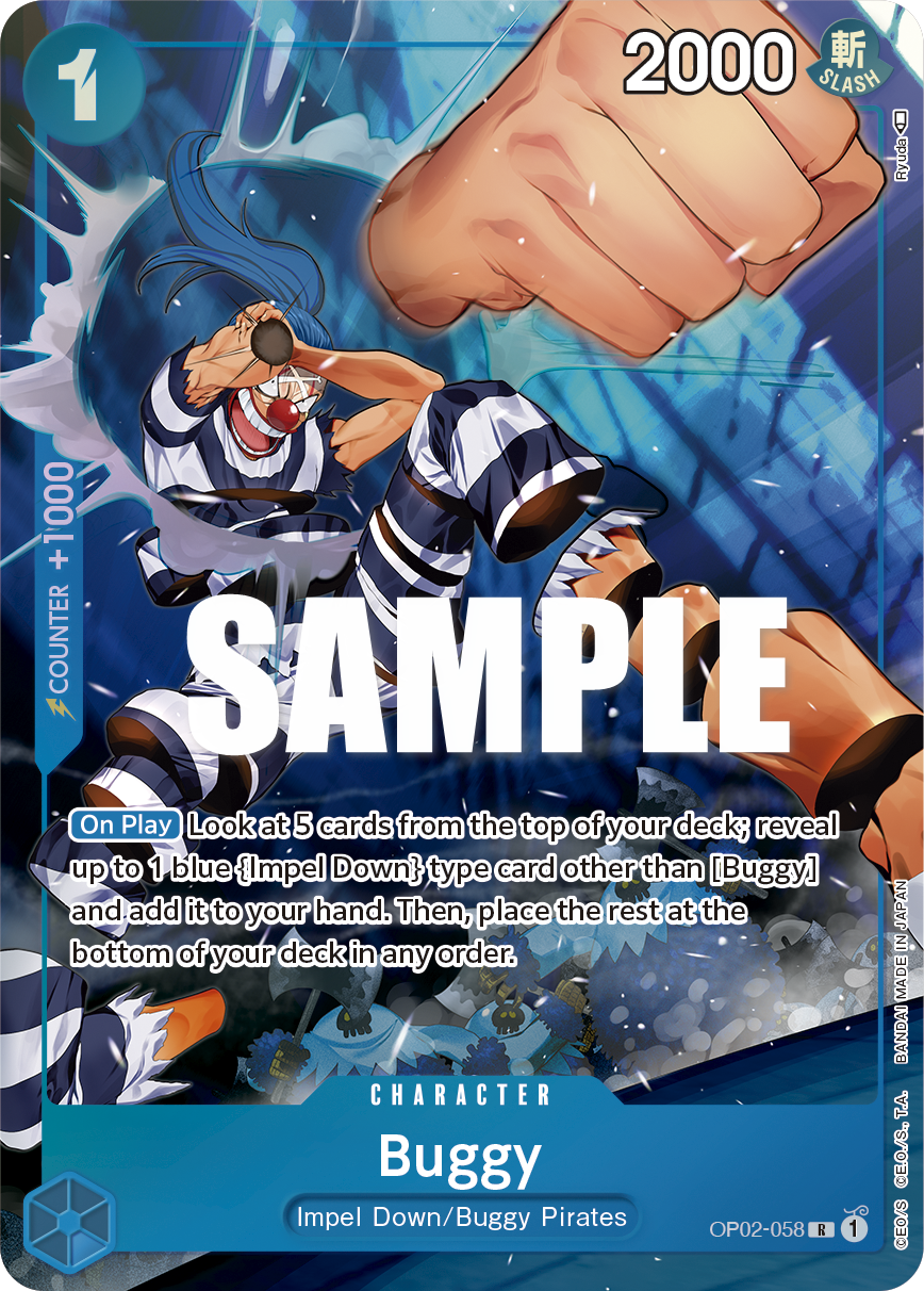 Buggy (OP02-058) (Alternate Art)