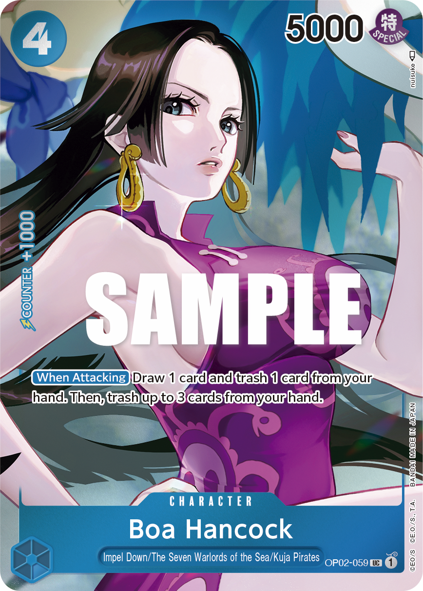Boa Hancock (Box Topper) (OP02-059) (Parallel / Alternate Art)