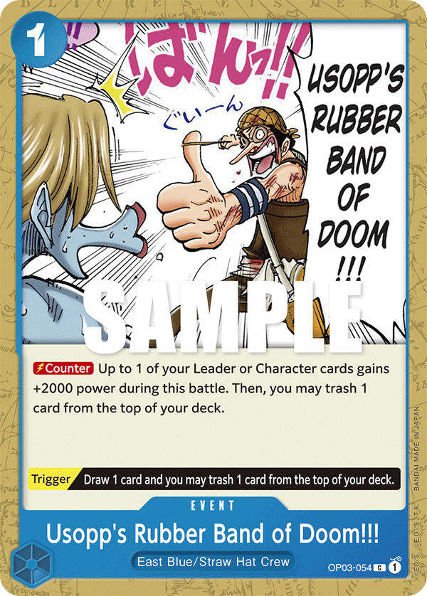 Usopp's Rubber Band of Doom!!! (OP03-054)