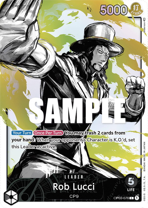 Rob Lucci (OP03-076) (Alternate Art)
