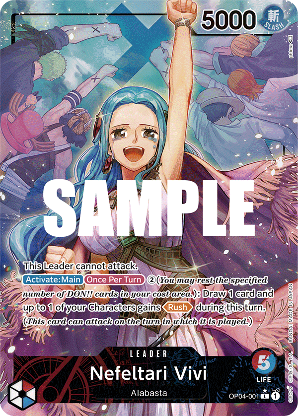 Nefeltari Vivi (OP04-001) (Alternate Art)