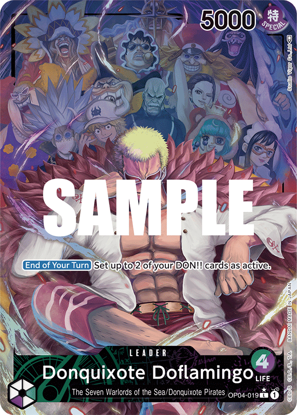 Donquixote Doflamingo (OP04-019) (Alternate Art)