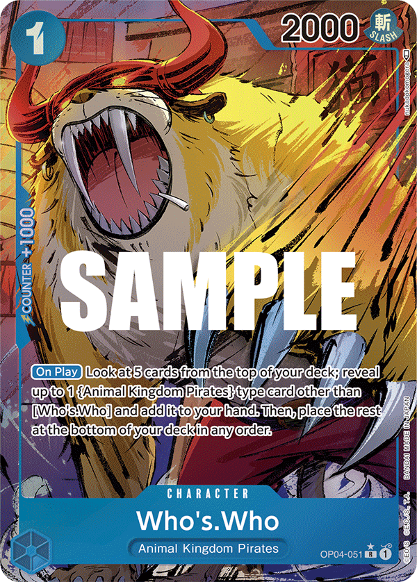 Who's.Who (OP04-051) (Alternate Art)