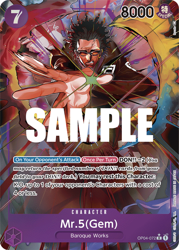 Mr.5 (Gem) (OP04-072) (Alternate Art)