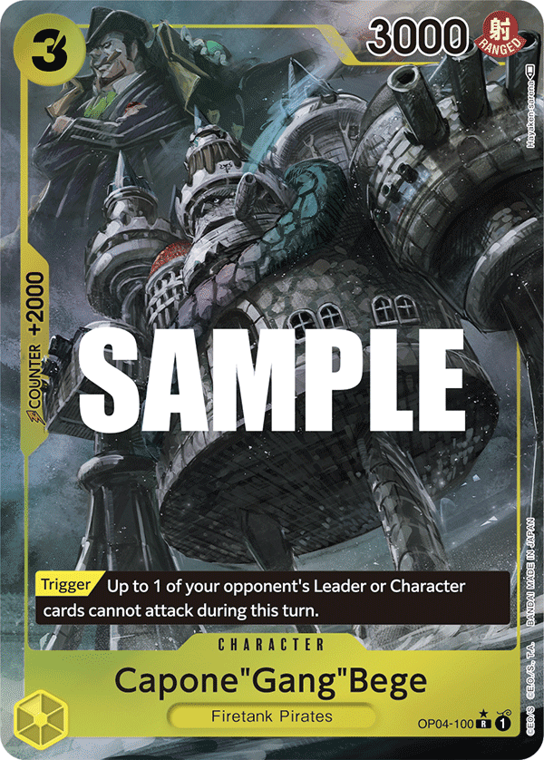 Capone"Gang"Bege (OP04-100) (Alternate Art)