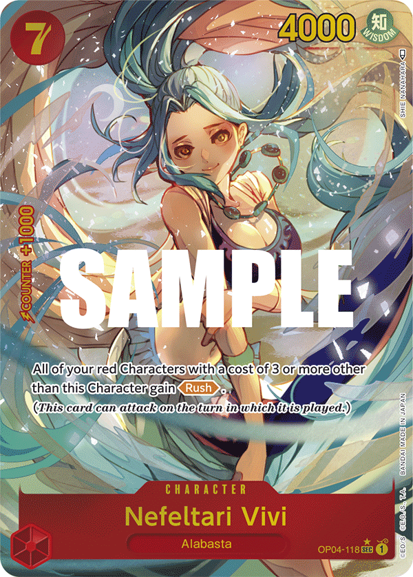 Nefeltari Vivi (OP04-118) (Alternate Art)