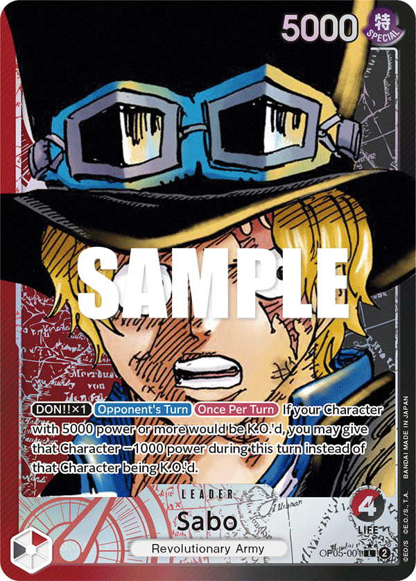 Sabo (OP05-001) (Alternate Art)