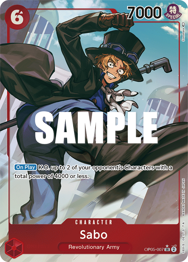 Sabo (OP05-007) (Alternate Art)