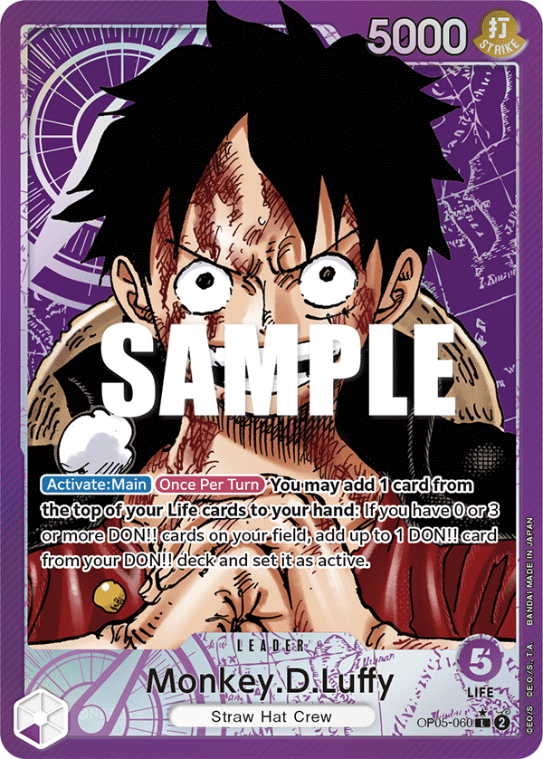 Monkey.D.Luffy (OP05-060) (Alternate Art)
