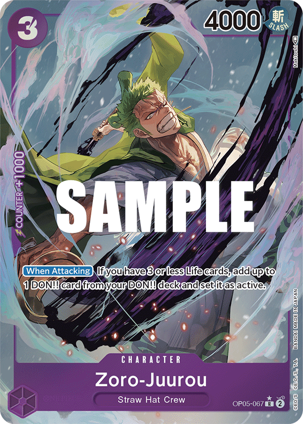 Zoro-Juurou (OP05-067) (Alternate Art)