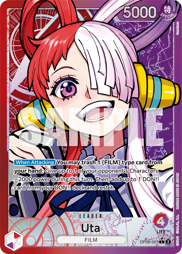 Uta (OP06-001) (Alternate Art)