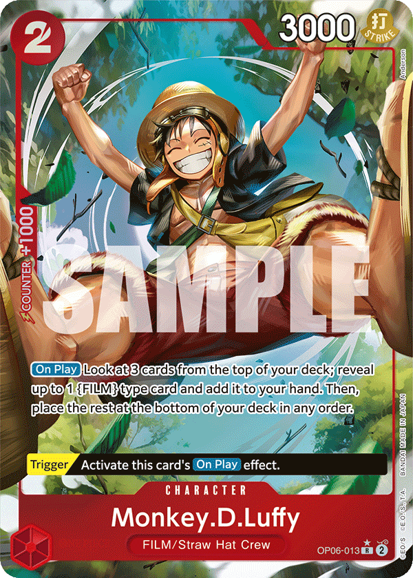 Monkey.D.Luffy (OP06-013) (Alternate Art)
