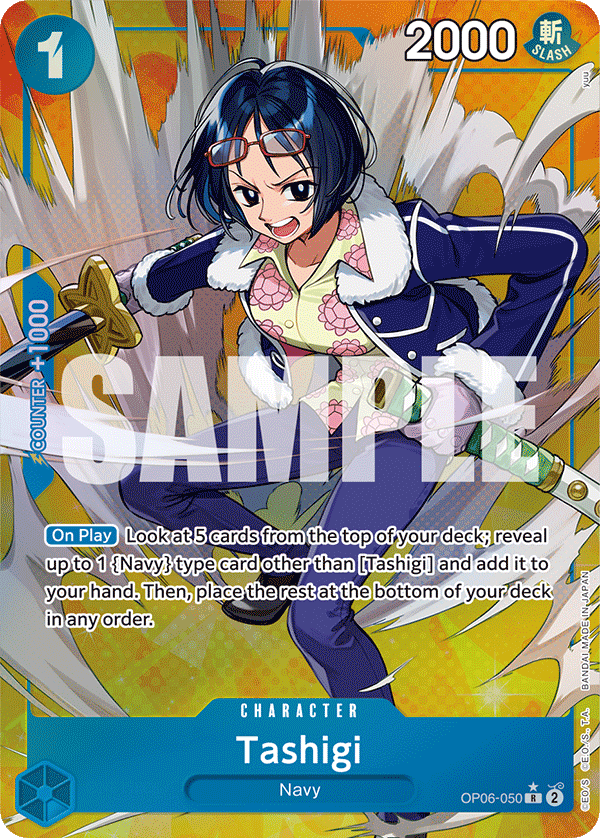 Tashigi (OP06-050) (Alternate Art)