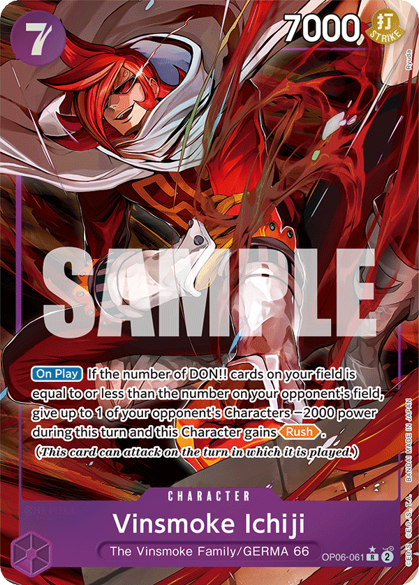 Vinsmoke Ichiji (OP06-061) (Alternate Art)