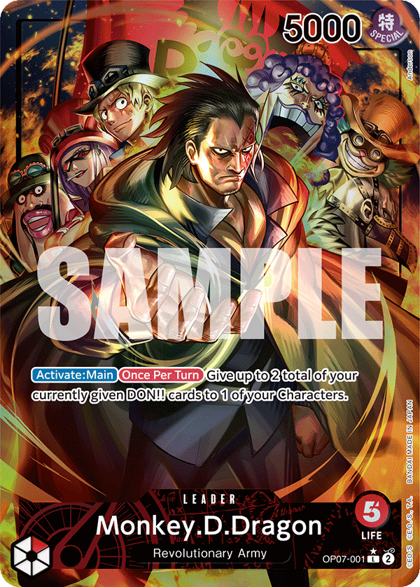 Monkey.D.Dragon (OP07-001) (Parallel)