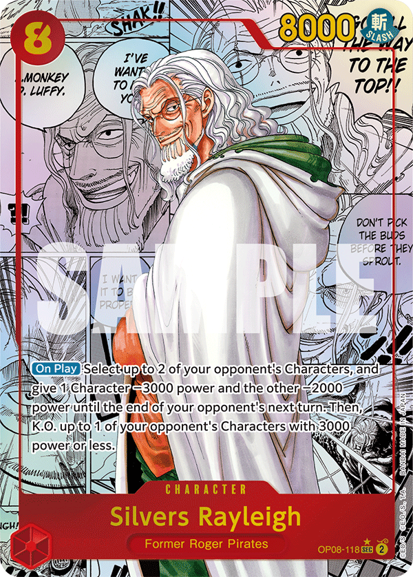 Silvers Rayleigh (OP08-118) (Manga Alternate Art)