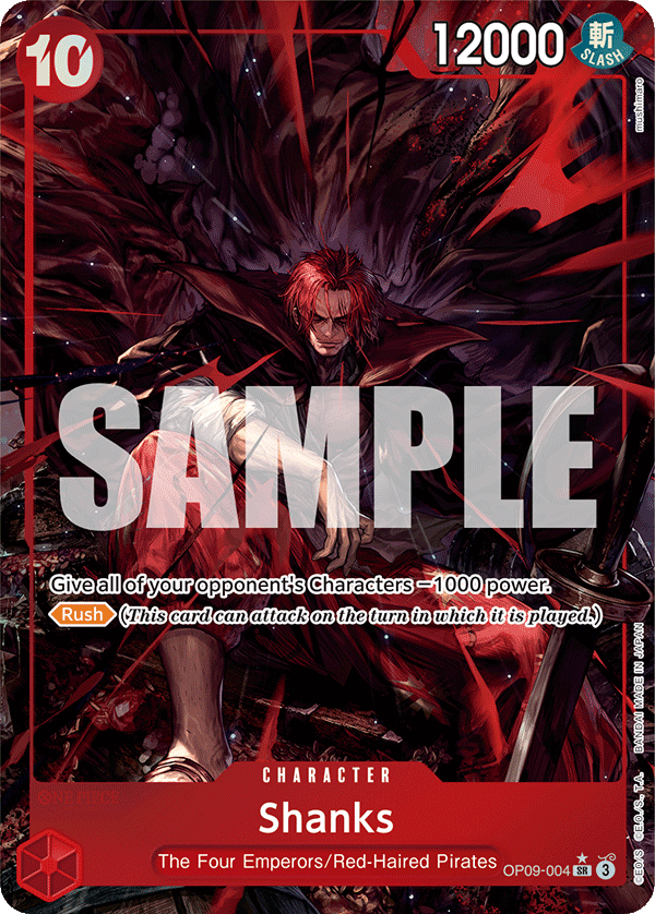 Shanks (OP09-004) (Alternate Art)