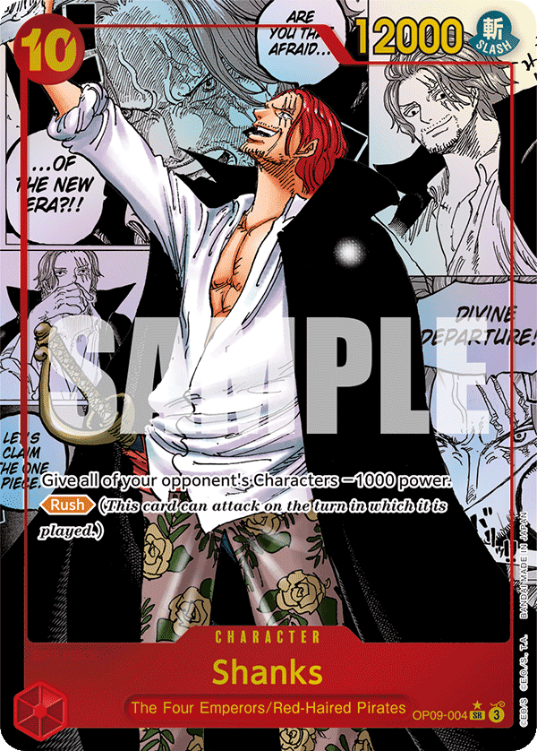 Shanks (OP09-004) (Manga Alternate Art)