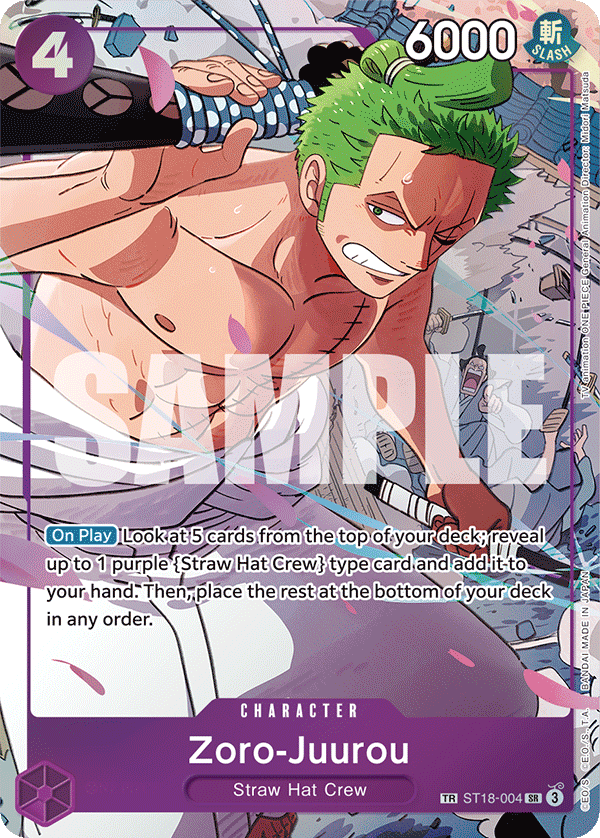 Zoro-Juurou (ST18-004) (Parallel / Alternate Art)