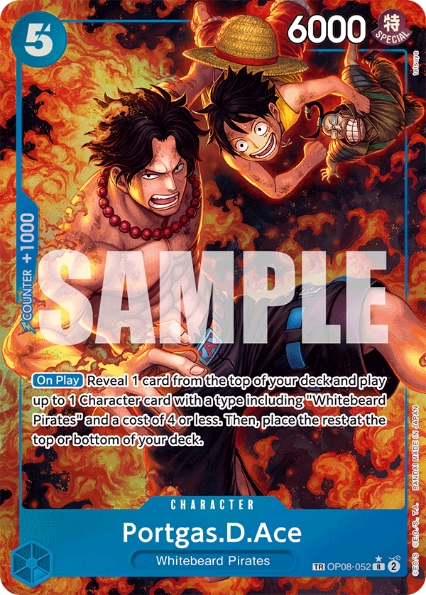 Portgas.D.Ace (TR) (OP08-052) (Parallel / Alternate Art)