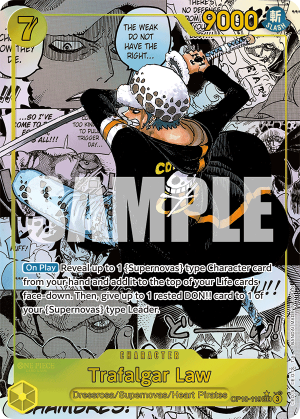 Trafalgar Law (OP10-119) (Manga Alternate Art)