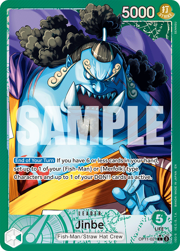 Jinbe (OP11-021) (Alternate Art)