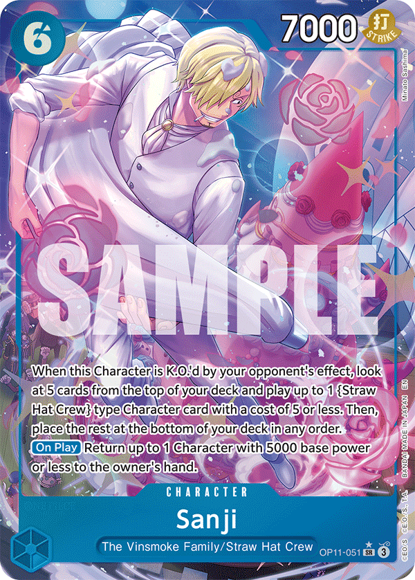 Sanji (OP11-051) (Alternate Art)