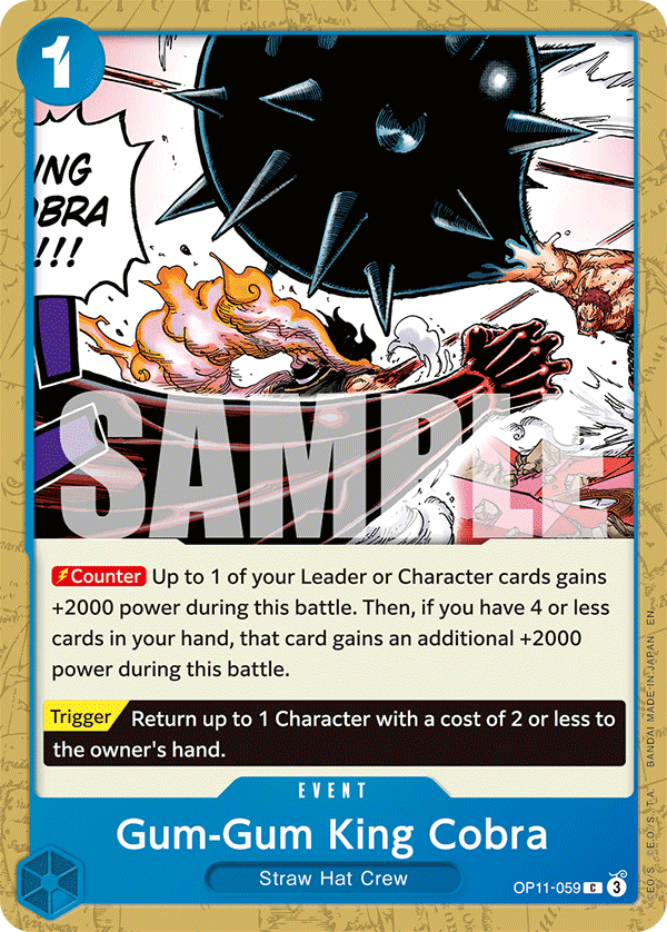 Gum-Gum King Cobra (OP11-059)