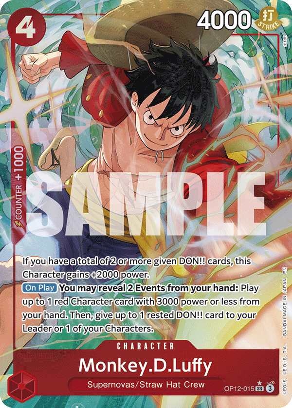 Monkey.D.Luffy (OP12-015) (Alternate Art)