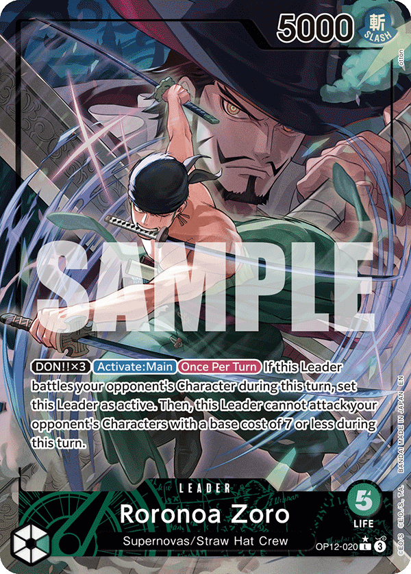 Roronoa Zoro (OP12-020) (Alternate Art)