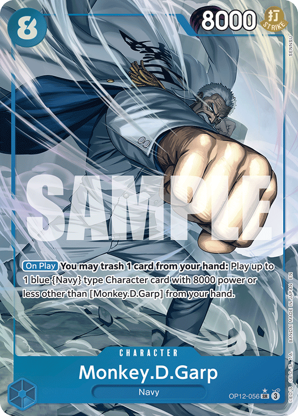 Monkey.D.Garp (OP12-056) (Alternate Art)