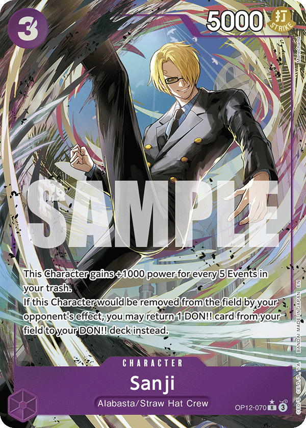 Sanji (OP12-070) (Alternate Art)