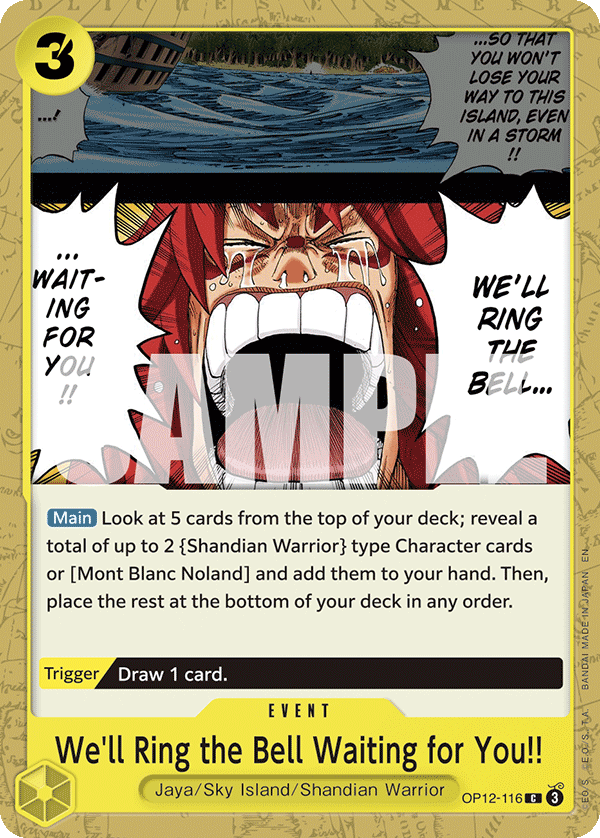 We'll Ring the Bell Waiting for You!! (OP12-116)