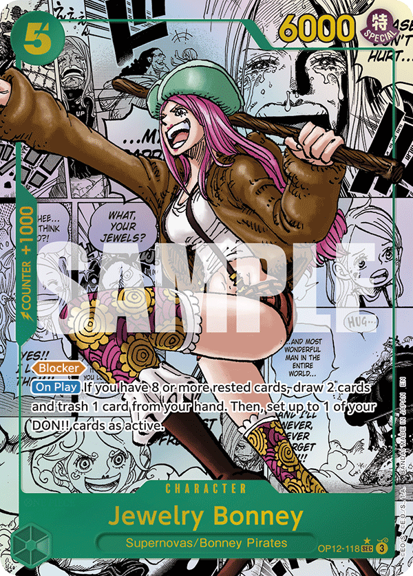 Jewelry Bonney (OP12-118) (Manga Alternate Art)