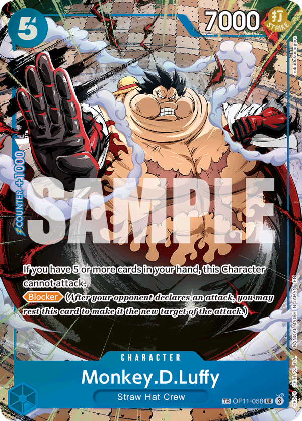 Monkey.D.Luffy (TR) (OP11-058) (Parallel / Alternate Art)