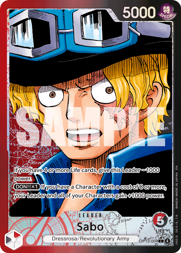 Sabo (OP13-004) (Alternate Art)
