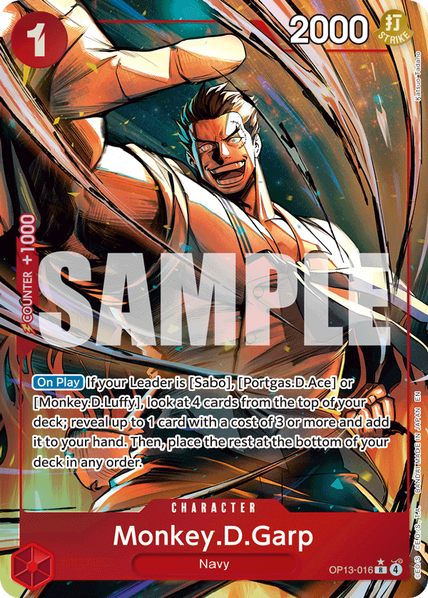 Monkey.D.Garp (OP13-016) (Alternate Art)