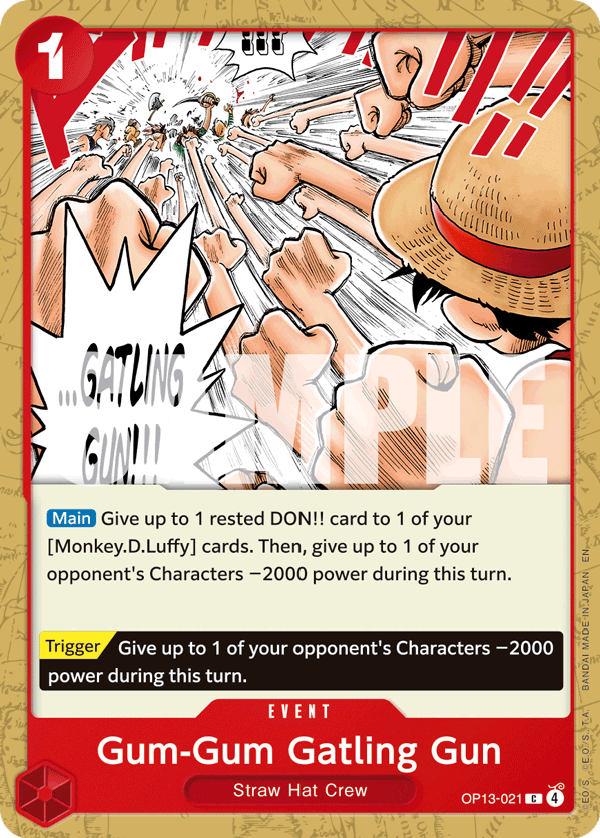 Gum-Gum Gatling Gun (OP13-021)
