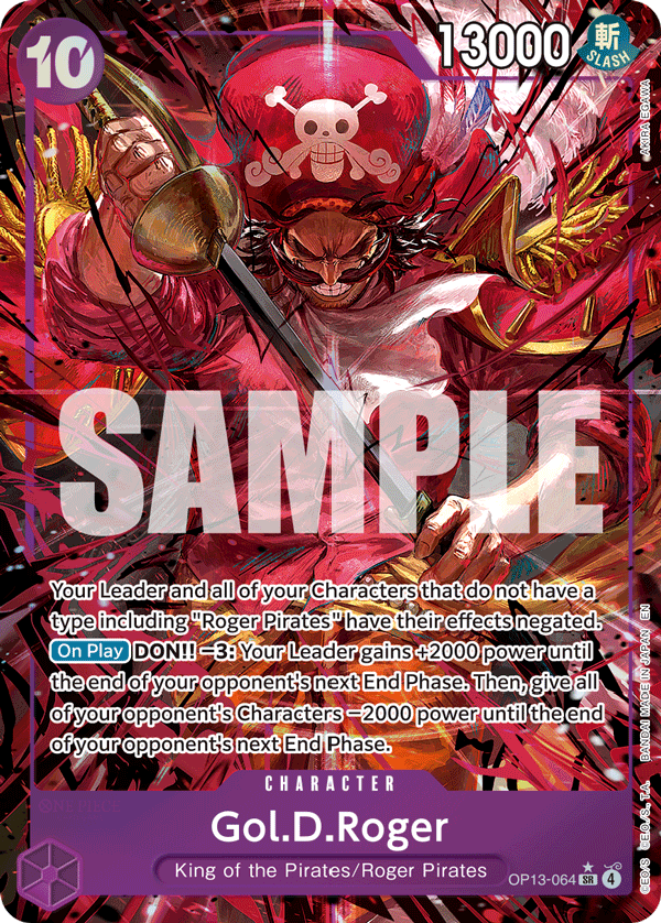 Gol.D.Roger (OP13-064) (Alternate Art)