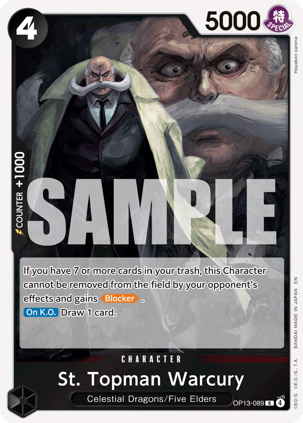 St. Topman Warcury (OP13-089)