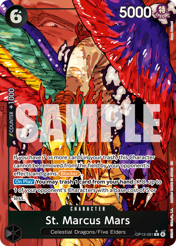 St. Marcus Mars (OP13-091) (Alternate Art)