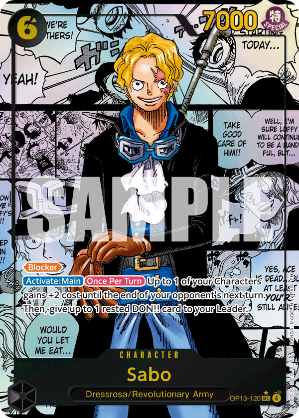 Sabo (Super Alternate Art) (OP13-120) (Parallel / Alternate Art)