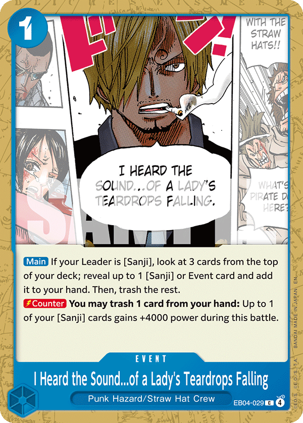 I Heard the Sound...of a Lady's Teardrops Falling (EB04-029)