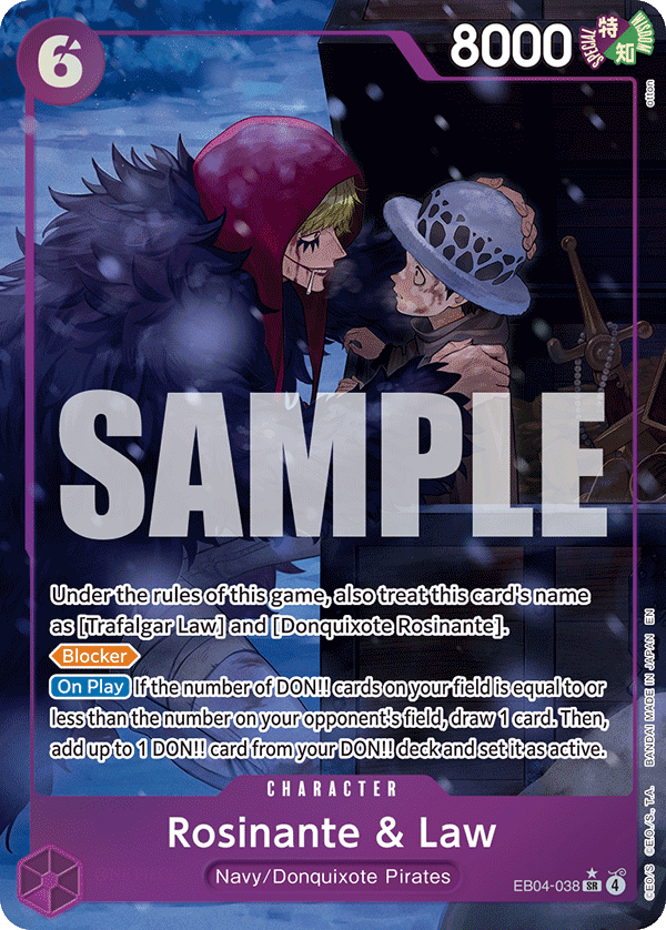 Rosinante & Law (EB04-038) (Alternate Art)