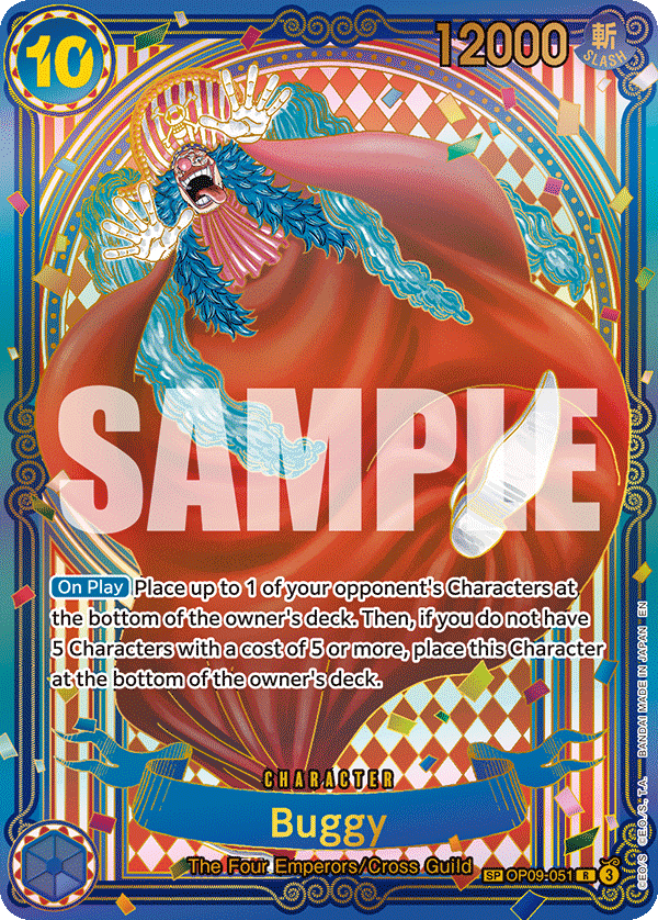 Buggy (Gold) (OP09-051) (Special Card)