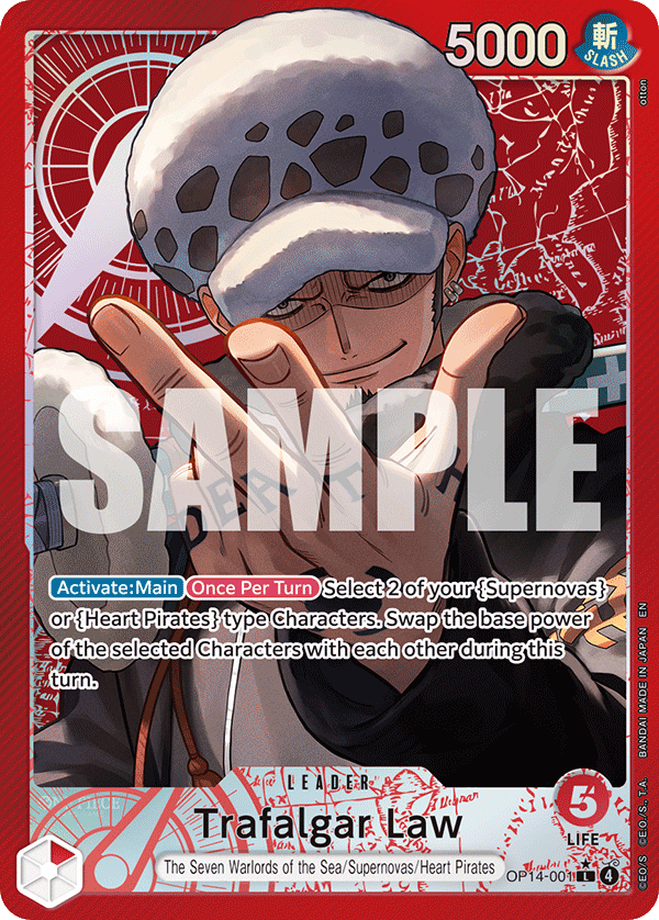 Trafalgar Law (OP14-001) (Alternate Art)