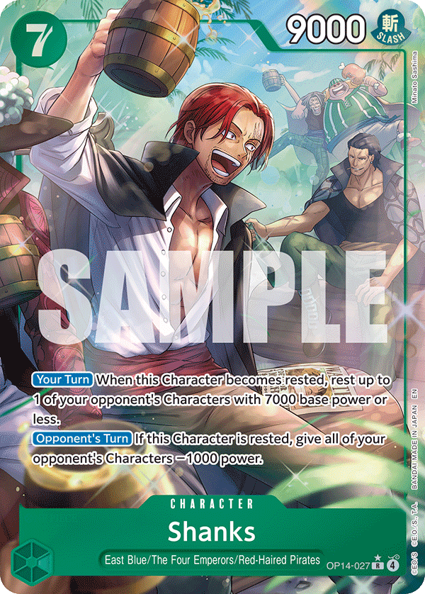 Shanks (OP14-027) (Alternate Art)